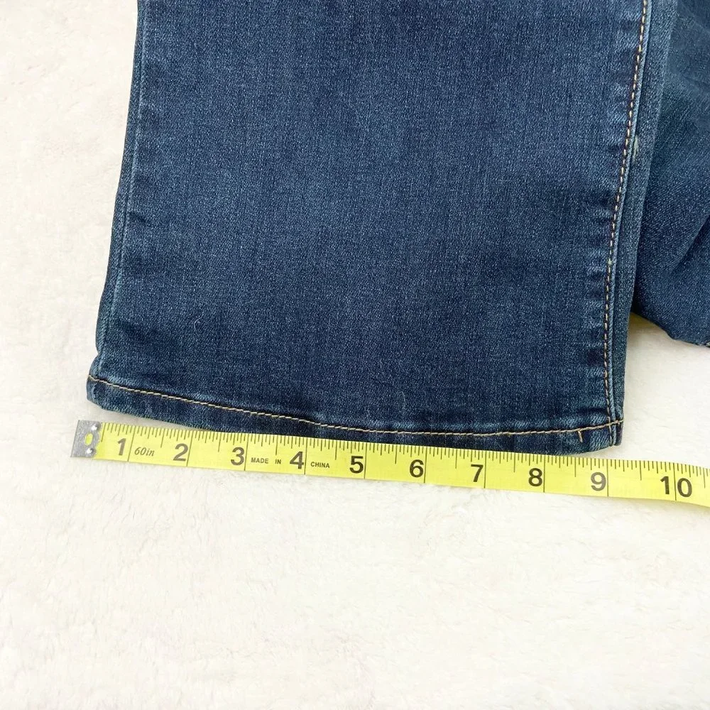 Motherhood Maternity Indigo Blue Bootcut Denim Jeans Long Small